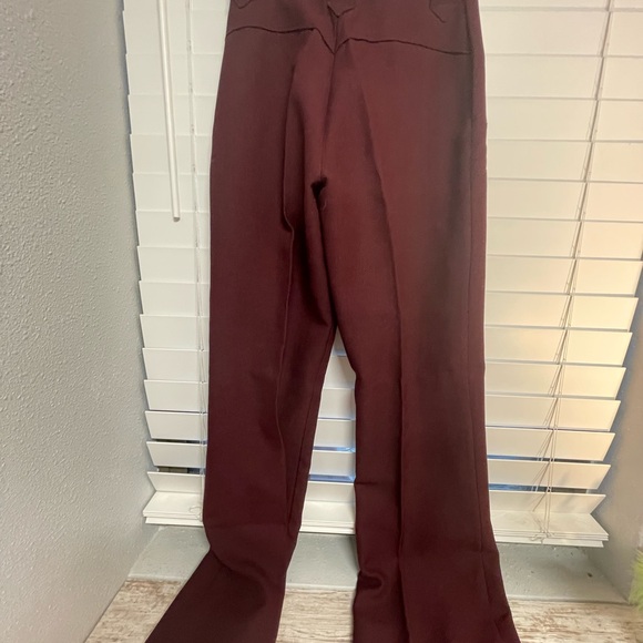 Burgundy “Panhandle Slim” Vintage bootcut pants - Picture 4 of 8